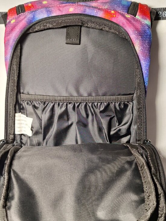 Vibedration Hydration Backpack w/o bladder - purple red galaxy - Used main image 6